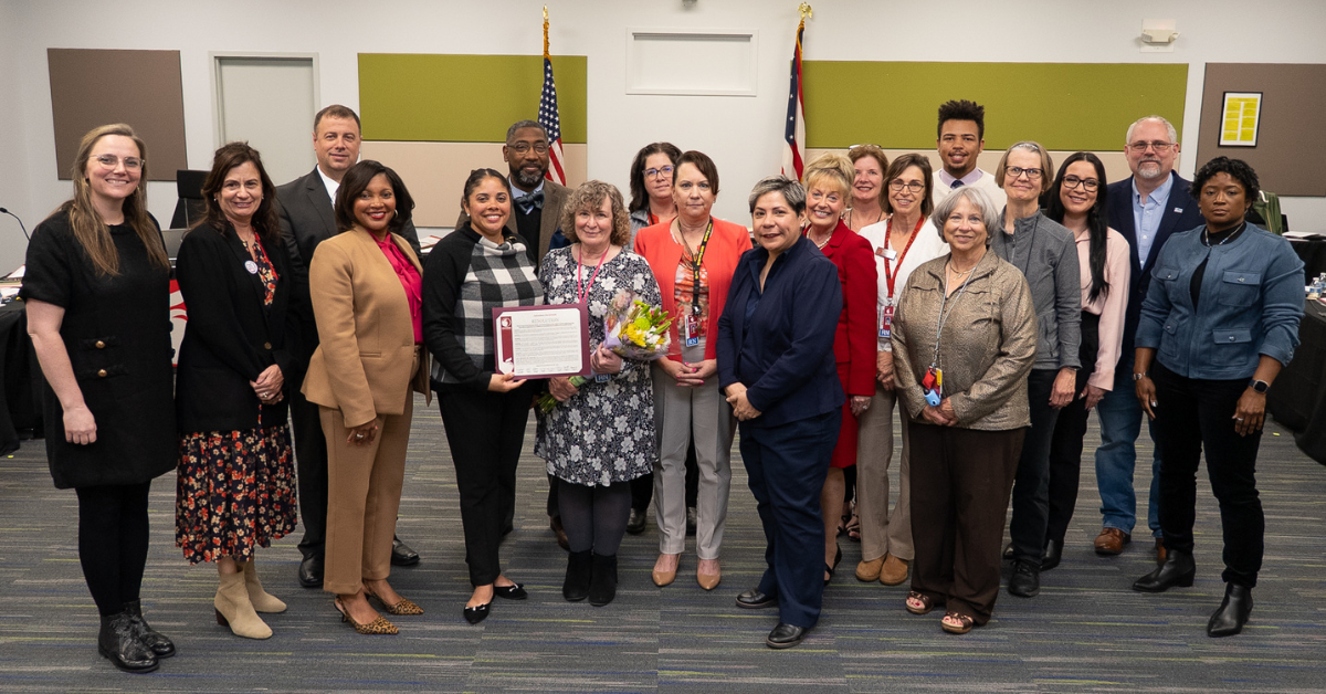 nurse with board of education